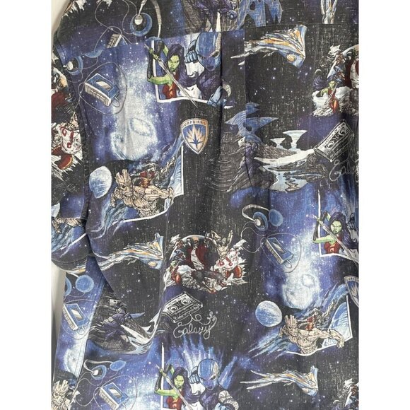 Reyn Spooner Guardians of the Galaxy Shirt Men’s XL Short Sleeve Classic Fit - Picture 6 of 10